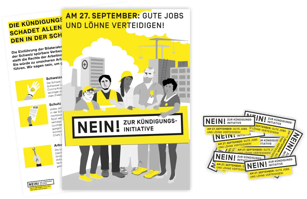 Flyer und Sticker